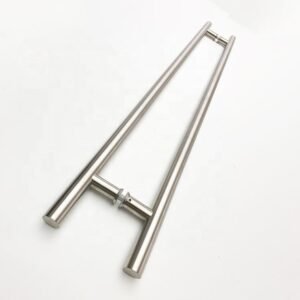 Extra-Long H-Shape Stainless Steel Pull Handle | Modern Entrance Hardware for Grand Glass Doors