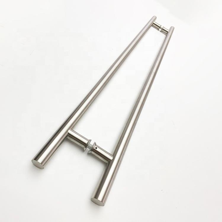 Extra-Long H-Shape Stainless Steel Pull Handle | Modern Entrance Hardware for Grand Glass Doors