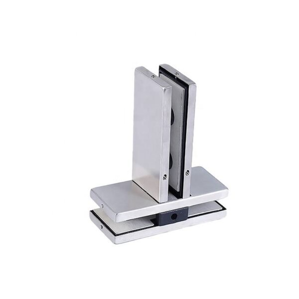 L-Shape Glass Patch Fitting with Pivot Pin | Heavy-Duty Overpanel ...