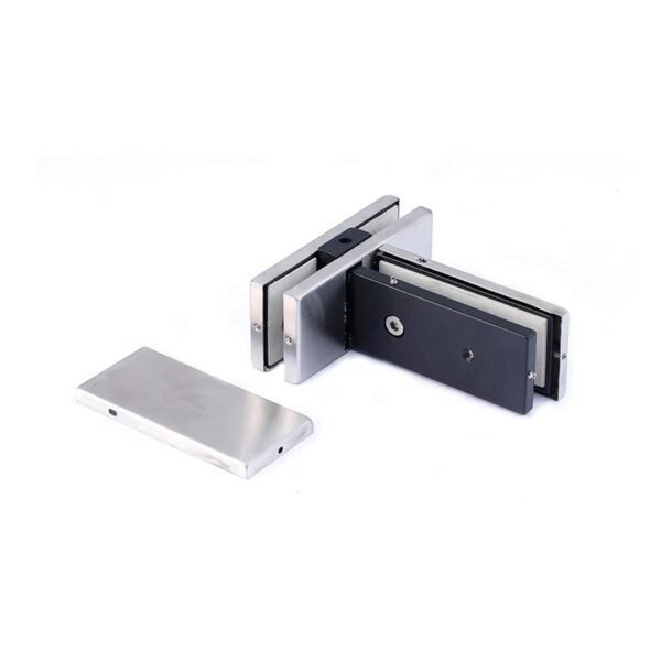 L-Shape Glass Patch Fitting with Pivot Pin | Heavy-Duty Overpanel ...