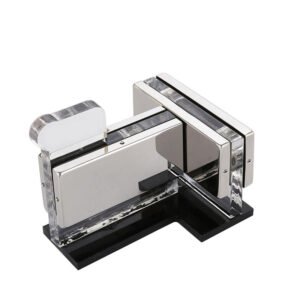 T-Shape Patch Fitting | Architectural Glass Connector for Overpanel & Side Panel Support
