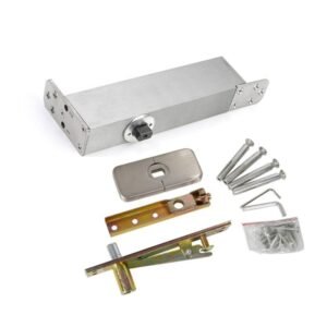 Hydraulic Door Patch Fitting | Concealed Floor Hinge & Soft-Close Door Closer for Timber Doors