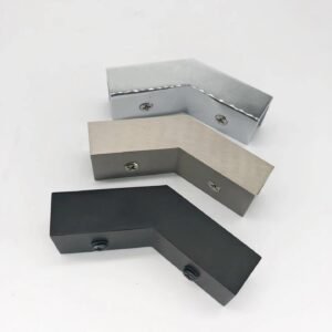 Premium 135 Degree Glass to Glass Clamp | Stainless Steel Shower Door Connector