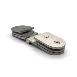 180 Degree U-Shape Glass to Glass Shower Hinge | Fish-Mouth Pivot for Frameless Screen