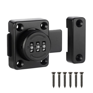 3-Digit Combination Cabinet Lock | Keyless Anti-Theft Security Lock for Wardrobes, Drawers & Desks