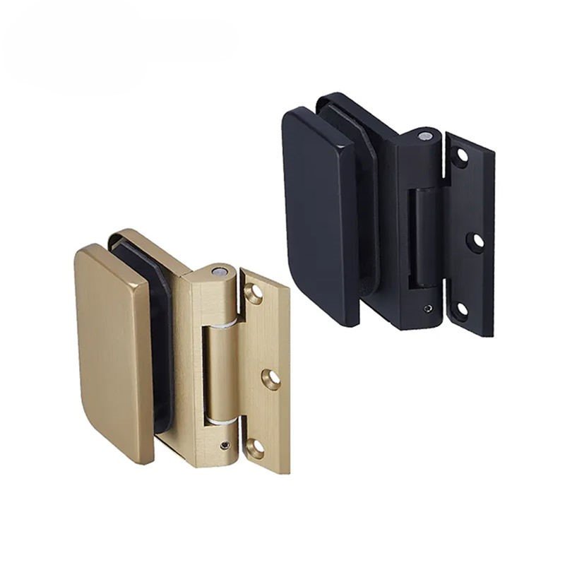 Self-Closing Aluminium Shower Hinge | 90 Degree Lightweight Glass to Wall Pivot