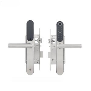 Slim Frame Smart Door Lock for Aluminum & Sliding Doors | TTlock App Control with Biometric Fingerprint & Waterproof Design