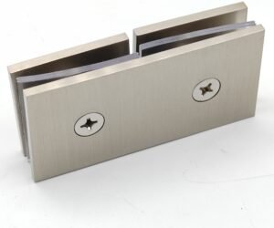 180 Degree Glass to Glass Clamp | Straight Line Connector