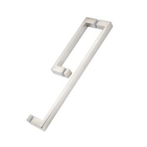 L-Shape Shower Handle | Combined Pull Handle and Towel Bar for Glass Doors