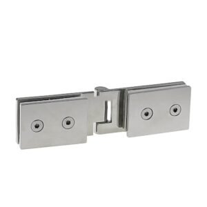 180 Degree Glass to Glass Shower Door Hinge | Stainless Steel Frameless Pivot