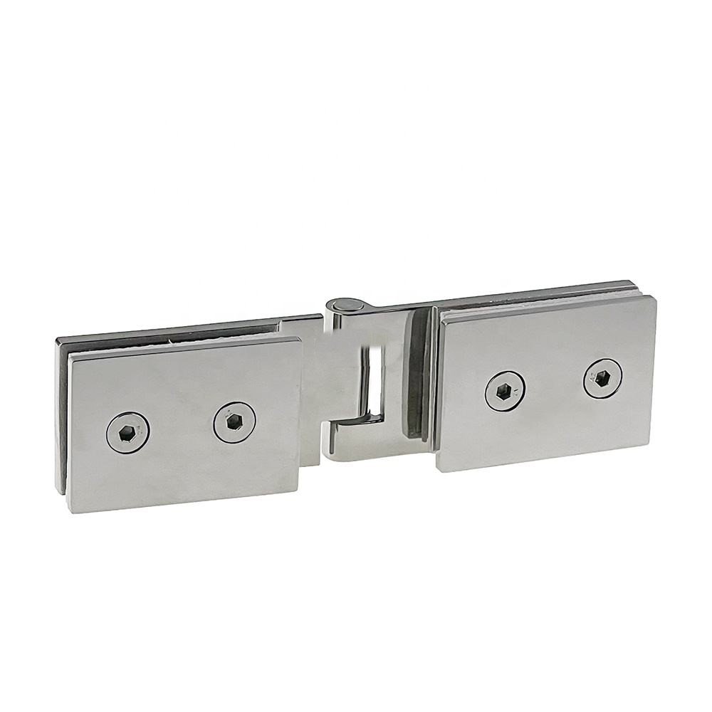 180 Degree Glass to Glass Shower Door Hinge | Stainless Steel Frameless Pivot
