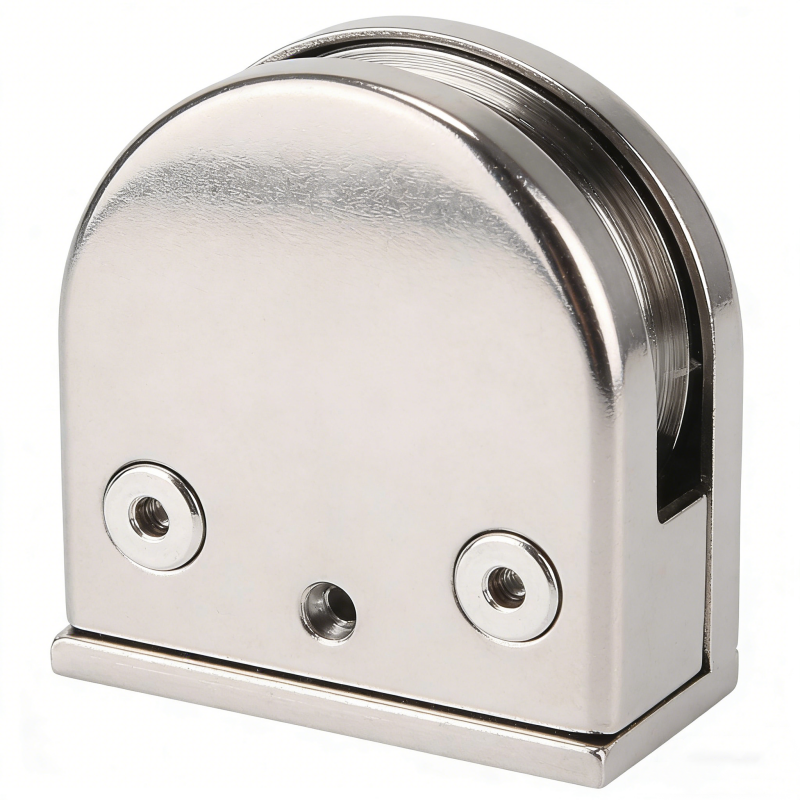 90 Degree Glass to Wall Clamp | Heavy Duty Shower Bracket
