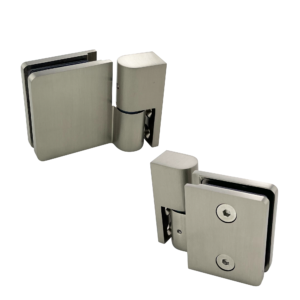 Lift Adjustable Shower Hinge | Heavy Duty Wall to Glass Gravity Pivot
