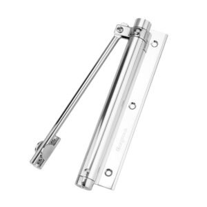 20-40kg Adjustable Spring Door Closer | Aluminum Simple Surface Mounted Automatic Closer