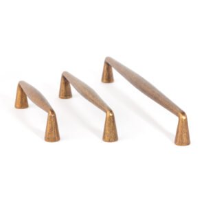 Vintage Antique Brass Cabinet Pulls | Heavy Duty Solid Zinc Alloy Furniture Handles