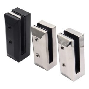 Side Mount Square Glass Spigot | Marine Grade Stainless Steel Balustrade Fitting for Coastal Pool Fencing