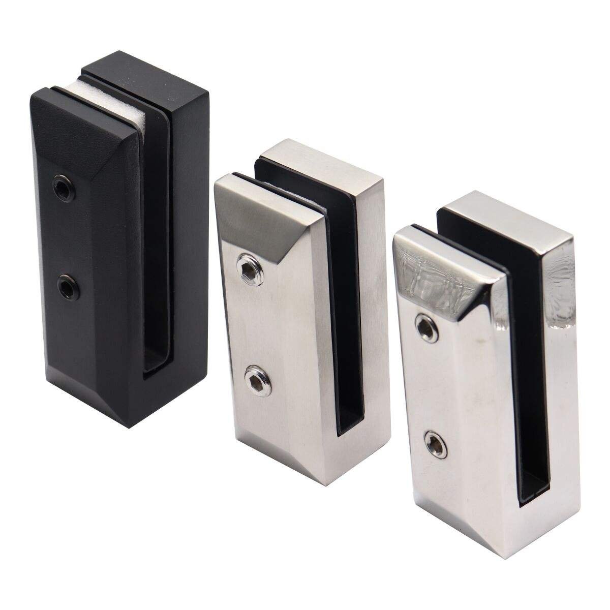 Side Mount Square Glass Spigot | Marine Grade Stainless Steel Balustrade Fitting for Coastal Pool Fencing