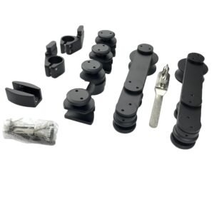 Heavy-duty Sliding Glass Shower Door System Kit | Luxury Roller Hardware Set