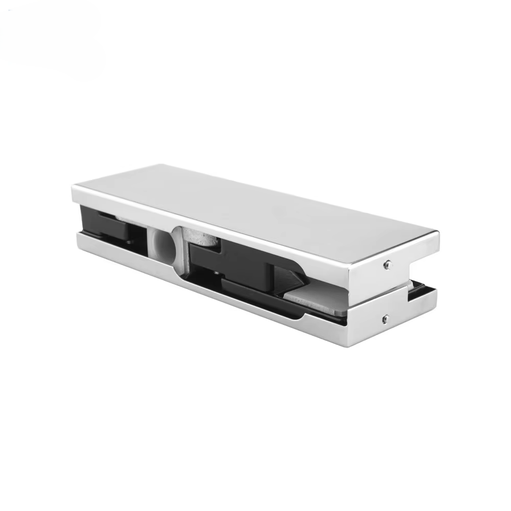 Stainless steel patch fitting for frameless glass door