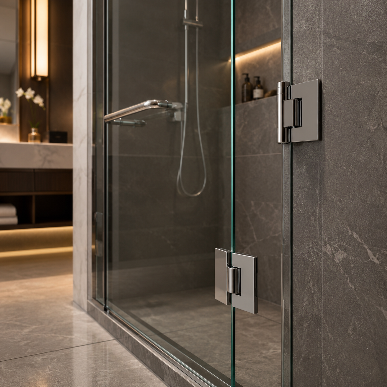 Shower Hinge Material & Load Guide: Brass vs SS304 vs SS316 vs Aluminum