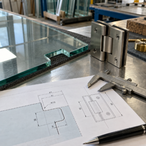 Shower Hinge Cutout & Glass Preparation Guide Before Tempering